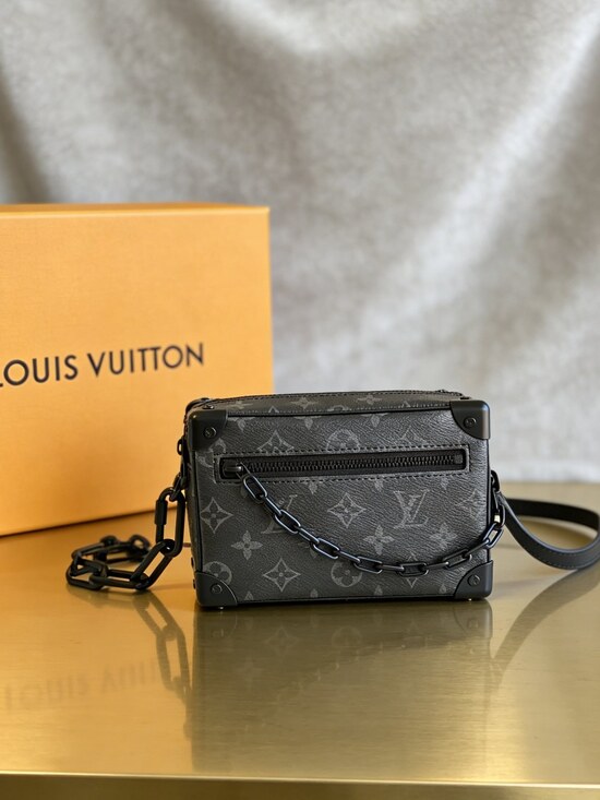 None Tops - Louis Vuitton Mini Soft Trunk Monogram Eclipse